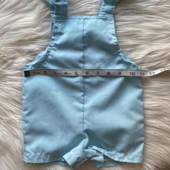 Vintage 70/80s overall/jumper ruffle detail short. NWOT - Picture 7 of 9